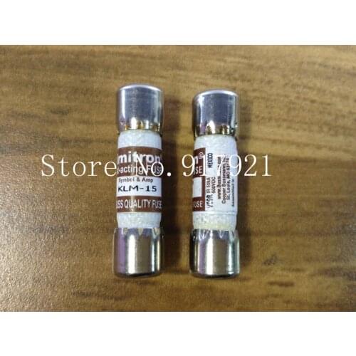 [ZOB] The United States Bussmann Lmitron KLM-15 BUSS 600V FUSE 10X38 import fuse tube --10PCS/LOT
