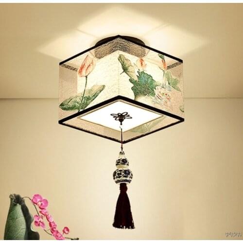 Classic Vintage Chinese Led Hanging Ceiling Lights China Design Modern Pendant Ceiling Lamp for Living Room Bedroom