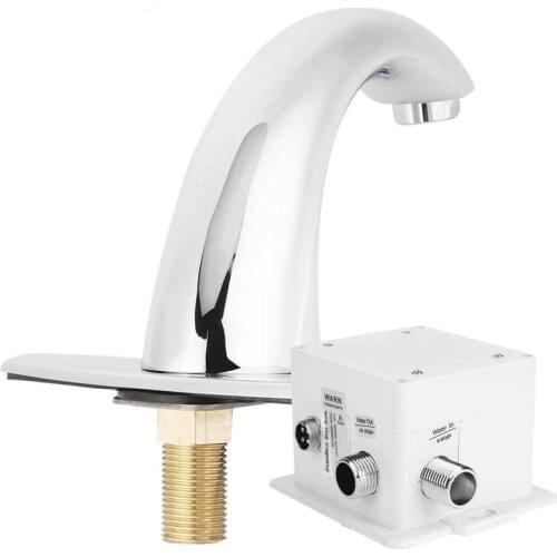 Bathroom sink faucet barhroom faucet led Bathroom Automatic Sensor Touchless Faucets Inductive Water Tap Kit /2 Thread sink
