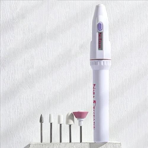 Mini Portable Professional Pen-Shape Electric Nail Drill Grinder Machine Manicure Drill Nail Art Sanding File Pen Portable Tools