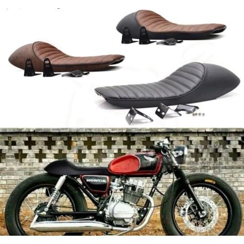 Motorcycle Hump Cafe Racer Vintage Soft Seat Cover Durable for Honda 64CM