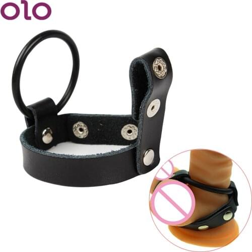 OLO Silicone Cock Ring Penis Sleeve Cockring Male Chastity Belt Device Sex Toys for Man