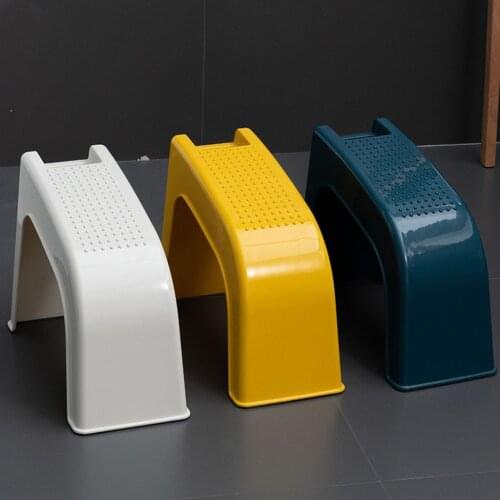 Shower Foot Rest Stand Plastic Multifunctional Storage Foot Stool for Pedicure Teens