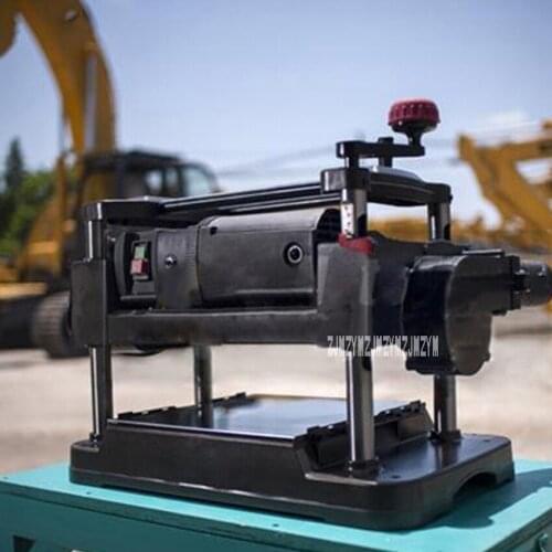 Professional Electric Woodworking Planer 12 Inch Flat Knife Planer Automatic Feeding Wood Planer Machine 220V 1500W 8750r/min