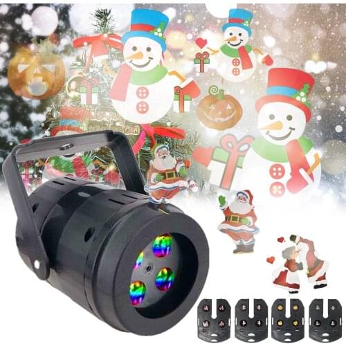 Christmas Dynamic Pattern Projector Laserlicht Super Heldere Kerst Decor Led Night Lights Home Decoracion Cumpleaños Fiesta Deco