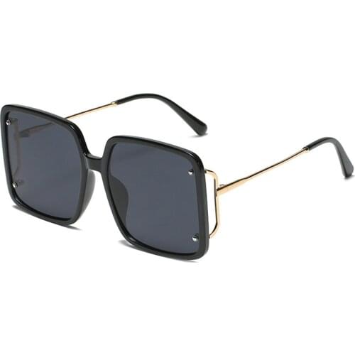 Oversized Square Sunglasses Women Fashion 2021 New Vintage Shades Men Design Luxury Big Sun Glasses UV400 Eyewear Female