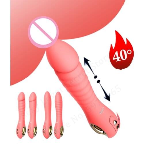 Leten Telescopic Vibrator Female Masturbation G Spot Vibrating Stick Electromagnetic Pulse Vaginal Vibrating Sex Toys For Woman