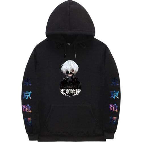 Tokyo Ghoul Hoodie Men Women Casual Anime Hoodies Sweatshirts Print Long Sleeve Tops Unisex Streetwear Harajuku Sweatshirts