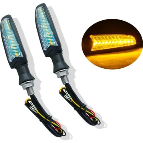 1Pair Universal Motorcycle LED Turn Signal Lights Indicator Blinker Moto Tail Lights Signal Lamp For Dirt Bike ATV Scooter Moped