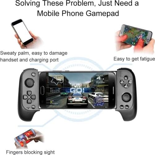 10pcs New For XiaomiHuawei Android Phone PC 7007F Wireless Bluetooth Game Controller Telescopic Gamepad Joystick