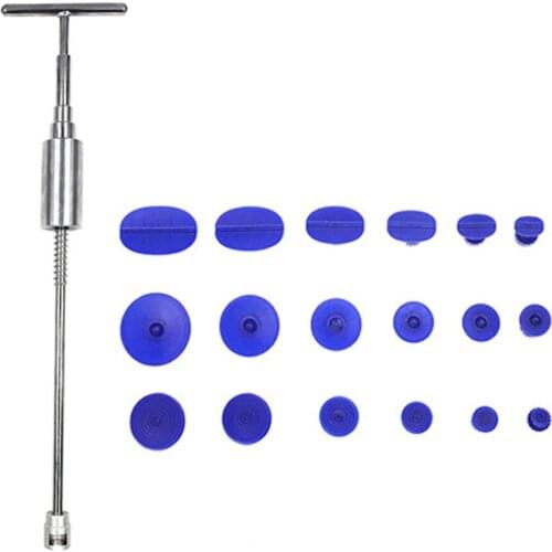 2 in 1 Car Paintless Dent Repair Dent Puller Tool Kit Dent Removal Tools Slide Hammer Glue Tabs For Hail Damage