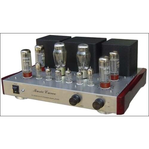 2021 Xiangsheng D-2020 HIFI tube amplifiers EL34-B×4 stainless steel shell output 2 * 20W AC110/220V