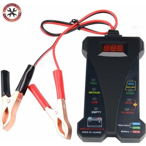12V LCD Automotive Vehicle Digital Car Battery Auto System Analyzer Battery Voltage Tester 3 in 1 Diagnostic Tool