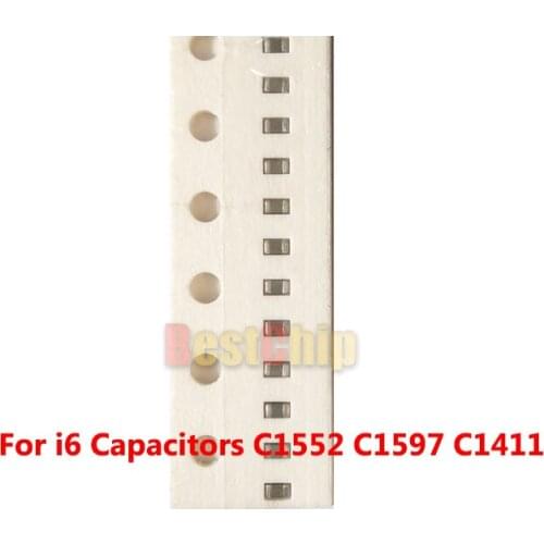40pcs/lot for iPhone 6 6plus 6+ capacitor C1552 C1597 C1585 C1586 20% 10UF 6.3V 0402-9 ROOM=BACKLIGHT