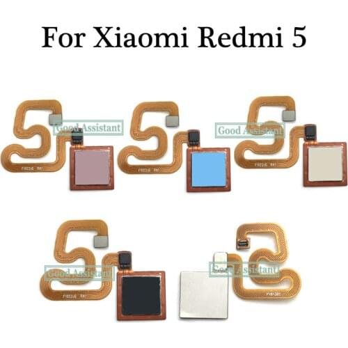 5.7 inch For Xiaomi Redmi 5 Fingerprint Scanner Touch Sensor ID Home Button Assembly Flex Cable