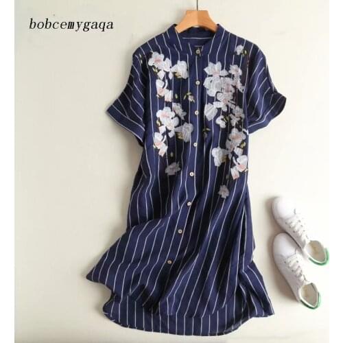 Модные платья-рубашки Bobcemygaqa China At AliExpress