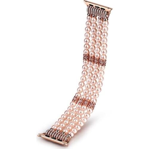 For Apple iWatch Series 4 Wrist Bracelet Luxury Jewelry Ladies Watch Band Replacement Strap For Apple Watch Series 1 2 3 38-42mm