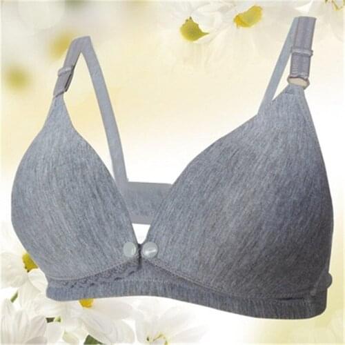 Comforty Women Feeding Pregnant Maternity Bra Breastfeeding Wire Free Stretchy Soft Nursing Bralette