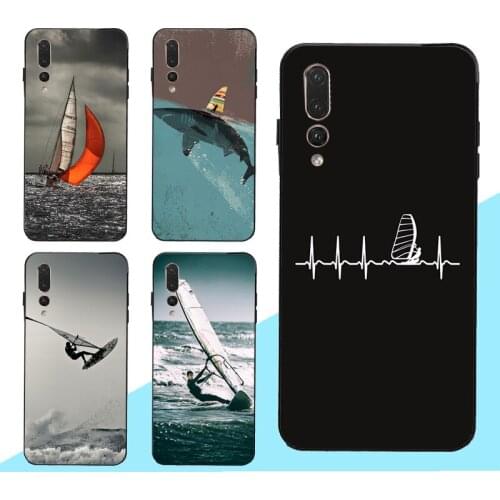 Extreme Sports Windsurf Sailing Case For Huawei P20 P30 Pro P10 P40 Lite Mate 10 Lite 20 30 Pro P Smart 2019 Z Cover