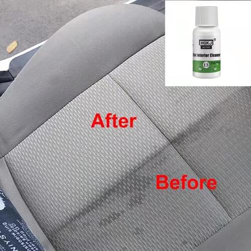 HGKJ-13-20ml Car Interior Parts Seat Upholster Fabric Quick Cleaning Spray 1:8 Dilute Liquid Leather Cleaner Wax Automotive