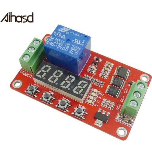 FRM01 12V 1 Channel Multifunction Relay Module Loop Delay / Timer Switch / Self-Locking