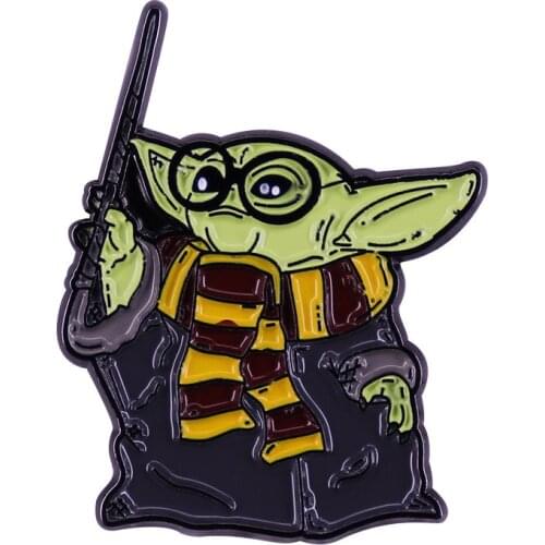 Quality Disney Badge Retro Pin Star Wars Baby Yoda Metal Cute Brooch Gift