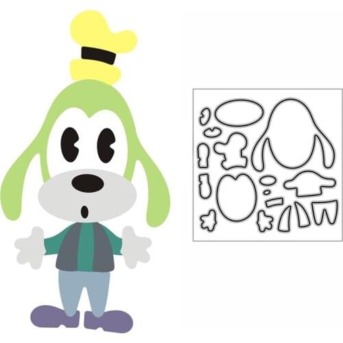 New Hug Dog Pet Doll Craft Embossing Mold 2021 Metal Cutting Dies for DIY Decorative Scrapbooking Album Card Making No Stamps