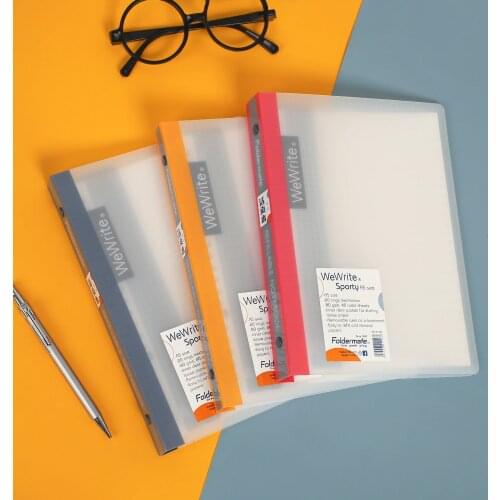 A5/B5 Transparent Loose-leaf Notebooks Kawaii Literary Journal Planner Agenda Notepad Binder Student Stationery School Supplies