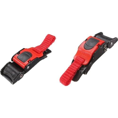 2Pcs Bike Motorcycle Helmet Chin Strap Speed Sewing Buckle Quick Release