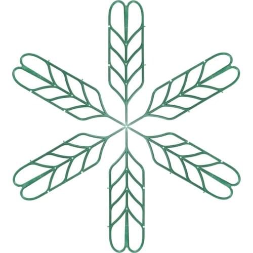 Garden Trellis For Climbing Plants, Leaf Shape Potted Plant Support Vines Vegetables Vining Flowers Patio Climbing Trellises For