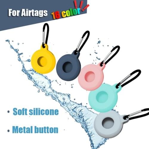 Silicone Protector Case For Apple Airtags Protective Sleeve Silicone Cover For Airtags Locator Tracker Keychain Protecter Sleeve