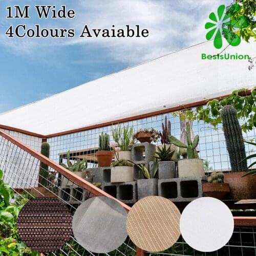 1M Wide Sun Shade Sail Garden Patio Swimming Pool Awning Canopy Sunscreen Anti-UV Outdoor Sun Shelter