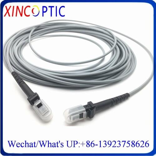 10M MM OM2 50/125 3.0mm Duplex Twin Armored Fiber Cable,10Mtrs MTRJ to MTRJ DX Dual Fiber Optical Patch Cord Cable Jumper