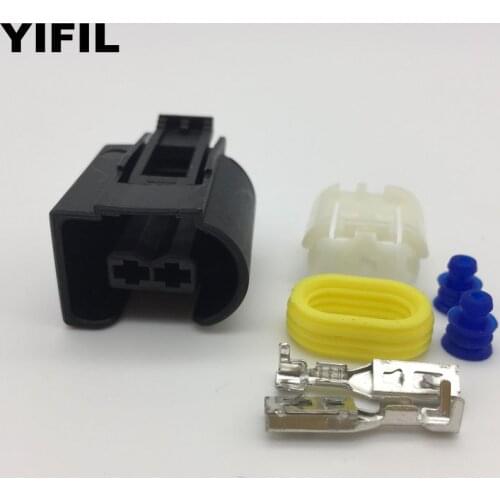 10pcs/lot 2 Pin/Way Auto Ignition Coil Harness Connector Shock Absorber Plug