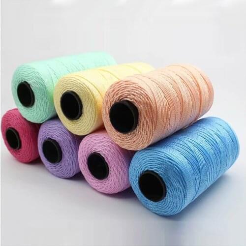 110G=1Pc Knitting Thread To Knit Ice Silk Crochet Line Yarn Summer Yarn For Knitting Tank Top Cape Emboroidery Thread