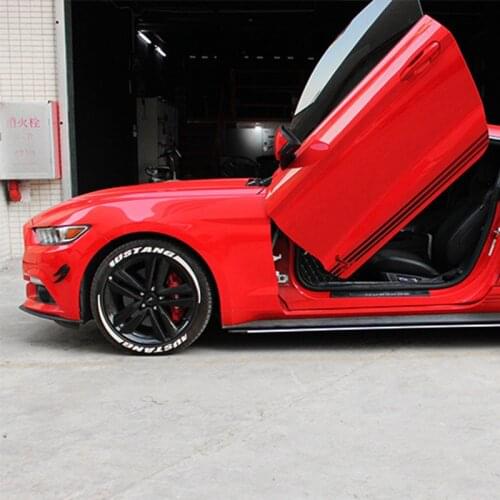 4Wheel Car Styling Stickers Letter MUSTANG GT for 15-20 Ford Mustang Shelby GT500 Tires Decoration Exterior Accessories