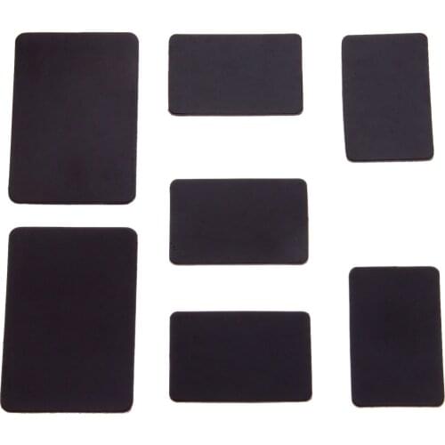 5/2Pcs Rectangle Magnetic Refrigerator Sticker Fit Glass Cabochon Fridge Magnet DIY Refrigerator Magnet Blackboard Sticker