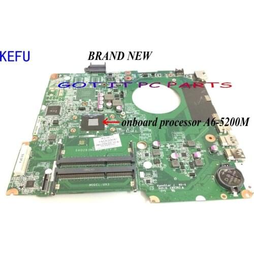 100% NEW ,DA0U93MB6D0 R EV:D 734827-501 ,15-N Laptop Motherboard For HP Pavilion 15-N MAINBORD ,WITH PROCESSOR A6-5200M