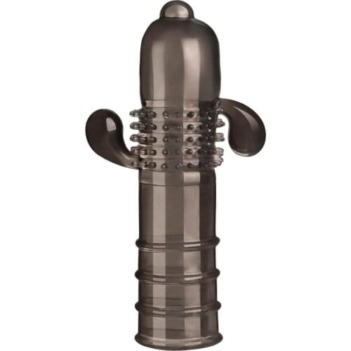 Delay condom for man penis Sleeve Dildo Extender cock reusable stonger male sex toys Penis Enlarger extension Sex products O2