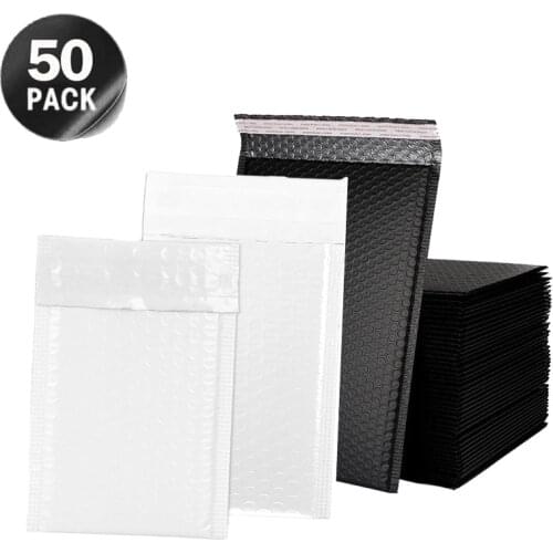 White And Black Bubble Mailer Bags For Packaging Envelope Packaging Shipping Envelopes Packaging Bags For Business