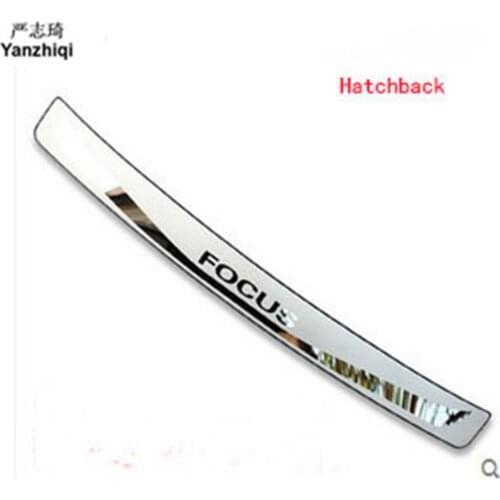 Free shipping car styling for 2005-2011 Ford Focus MK2 Stainless Steel back rear trunk Sill Scuff Plate Protection pedal