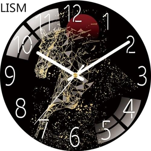 Silent Nordic Glass Clocks Wall Home Decor Living Room Modern Design Art Round Wall Clock Quartz Reloj De Pared 3d Antique Watch