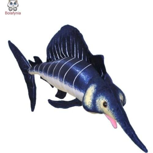 BOLAFYNIA Children Plush Toy marine simulation fish Baby Kids Stuffed Toy for Christmas Birthday gift fish toy