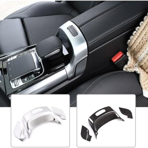 For Mercedes Benz B GLB Class W247 X247 2019-2020 ABS Interior Center Armrest Box Switch Button Frame Cover Trim Accessories