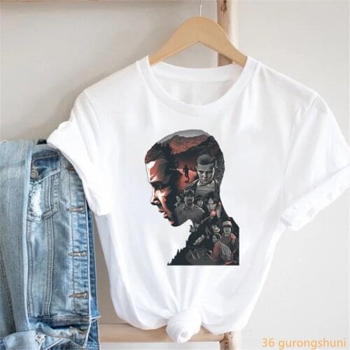 Kawaii Stranger Things Tv Show Season 4 T Shirt Boys T-Shirt Kids Clothes Girls Tshirt Short Sleeve T-Shirts 90s Tee Tops