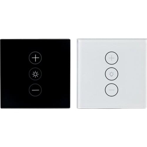 Wifi Switch Button,Tuya Intelligent APP Remote Sensor LED Dimmer Light Wall Press Dimmer EU Standard Switch Sensor