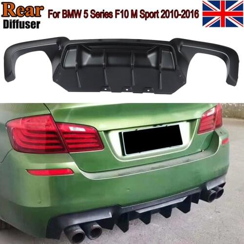 MagicKit For BMW 5 Series F10 F11 M Sport 10-16 Rear Bumper Diffuser Quad M Performance