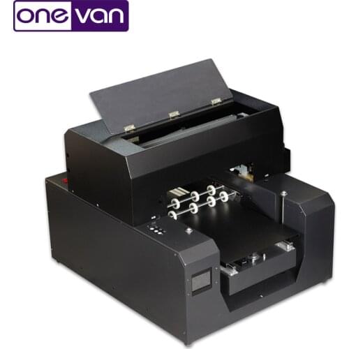 Multi functional A3 Automatic Digital Flatbed/ wine water bottle/ DTG t shirt Cloth Garment UV Printer impressora sublimation