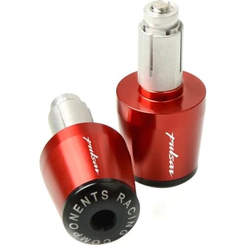 Motorcycle Accessories 7/8"22MM Handlebar Grips Handle Bar Cap End Plugs For Bajaj Pulsar NS200 200RS 200AS NS 160 RS200 200AS