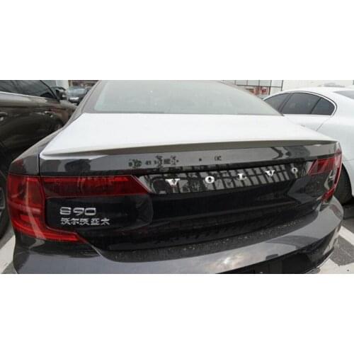RQXR unpainted ABS tail wing rear spoiler for volvo s90 2017